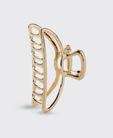 Kitsch Open Shape Claw Clip Gold