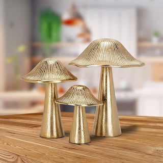 Ribbed Mushroom Gold - Large