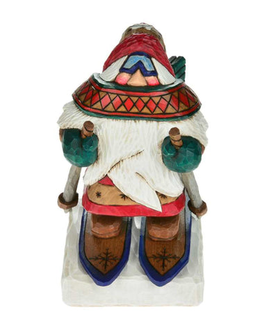 Cottage Carvings Downhill Racer Santa