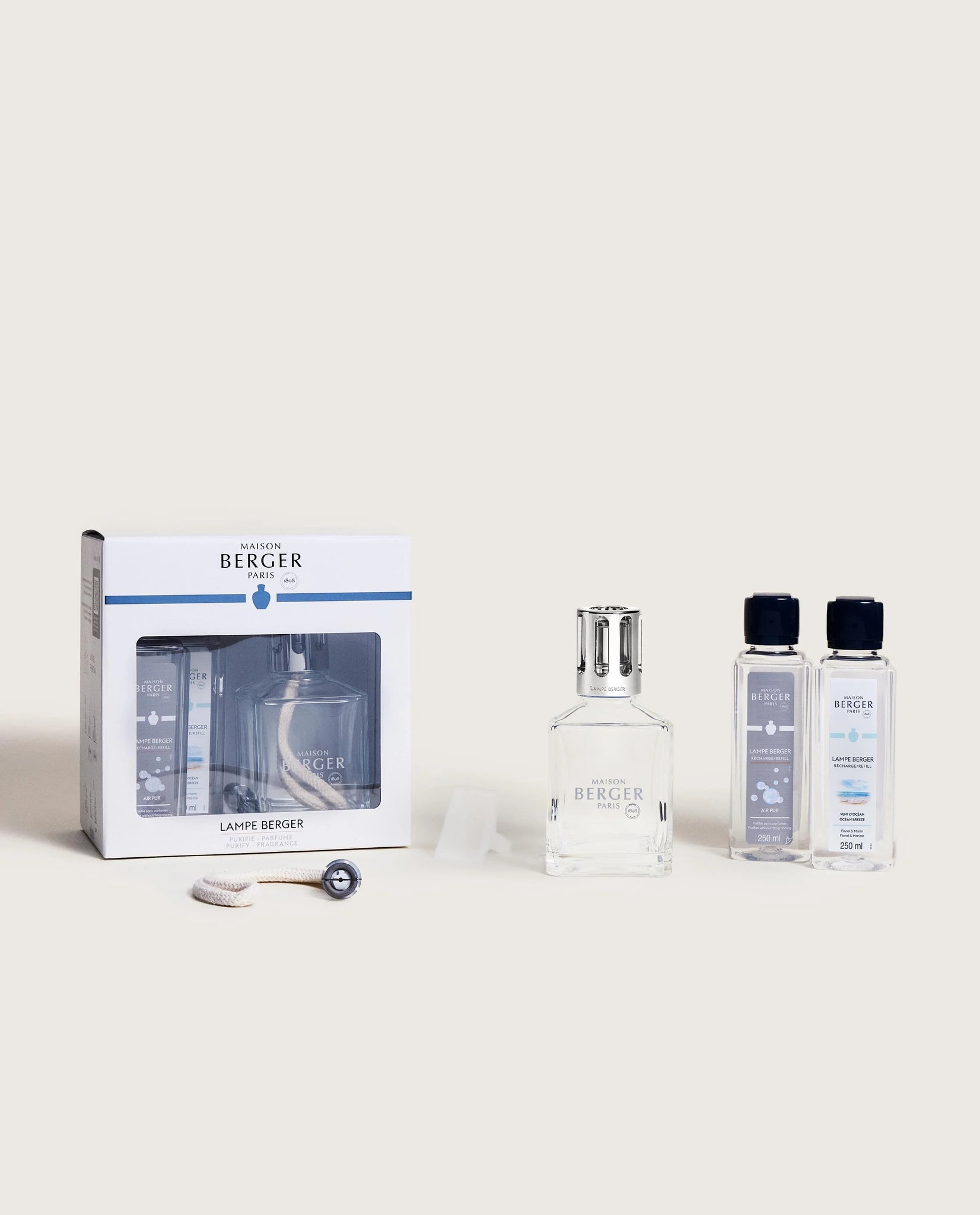 Essential Square Lamp Gift Set (Starter Kit) - Lampe Berger
