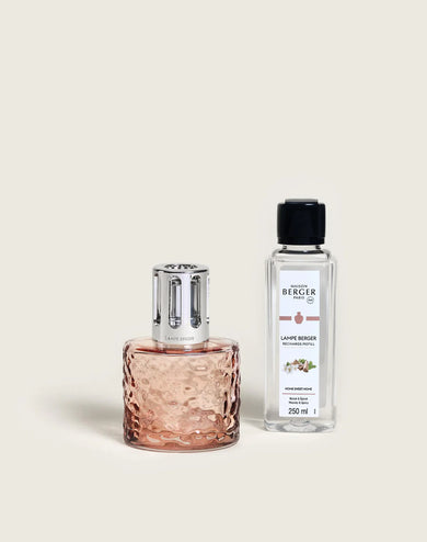 Mirage Beige Lamp Gift Set With Home Sweet Home - Lampe Berger