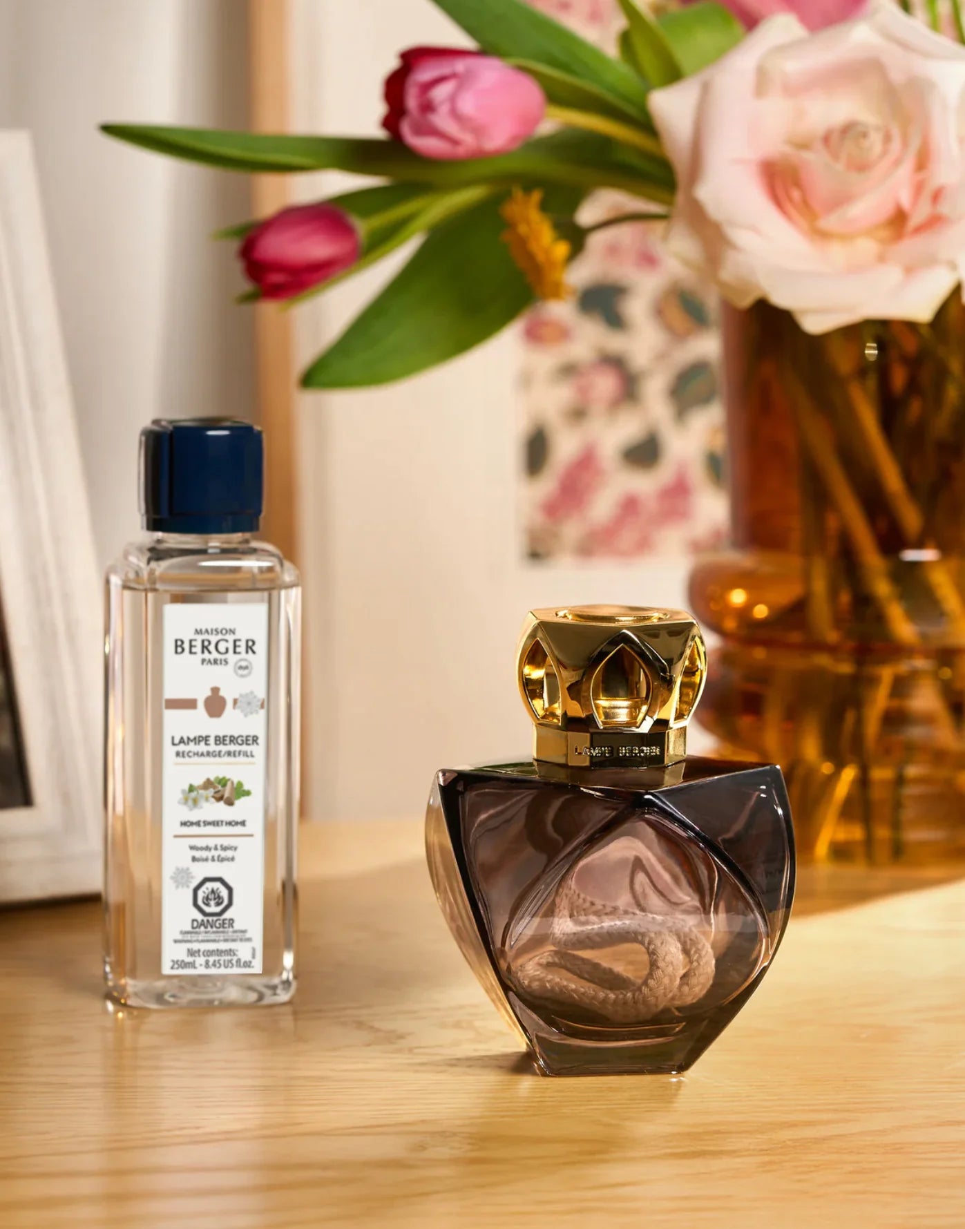 Eternity Fragrance Lamp Gift Set With Home Sweet Home - Lampe Berger