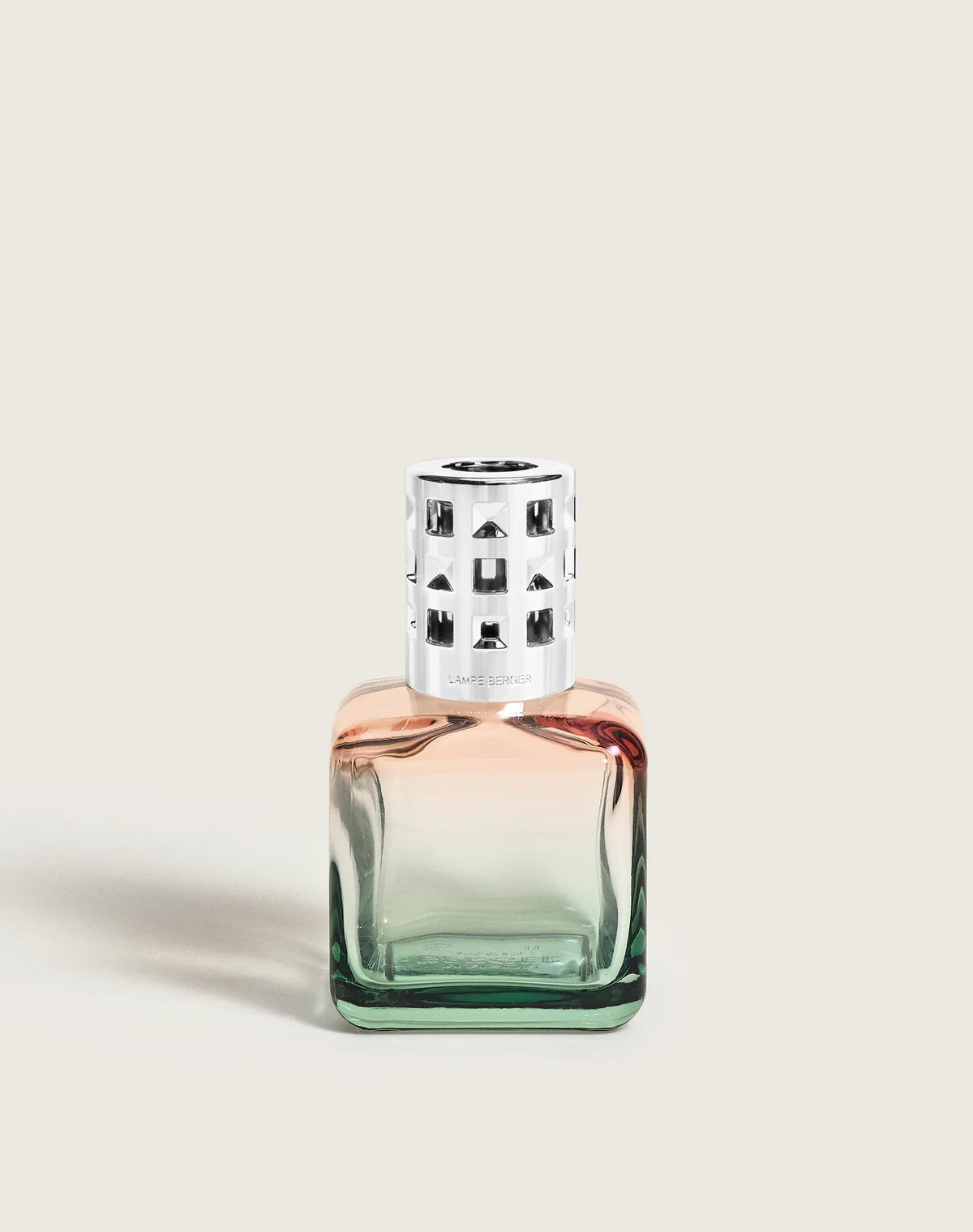 Glacon Peach Green Gradient Fragrance Lamp Gift Set With Ocean Breeze - Lampe Berger