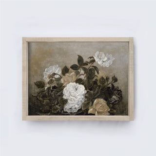 Vintage Flower Painting Framed Wall Art