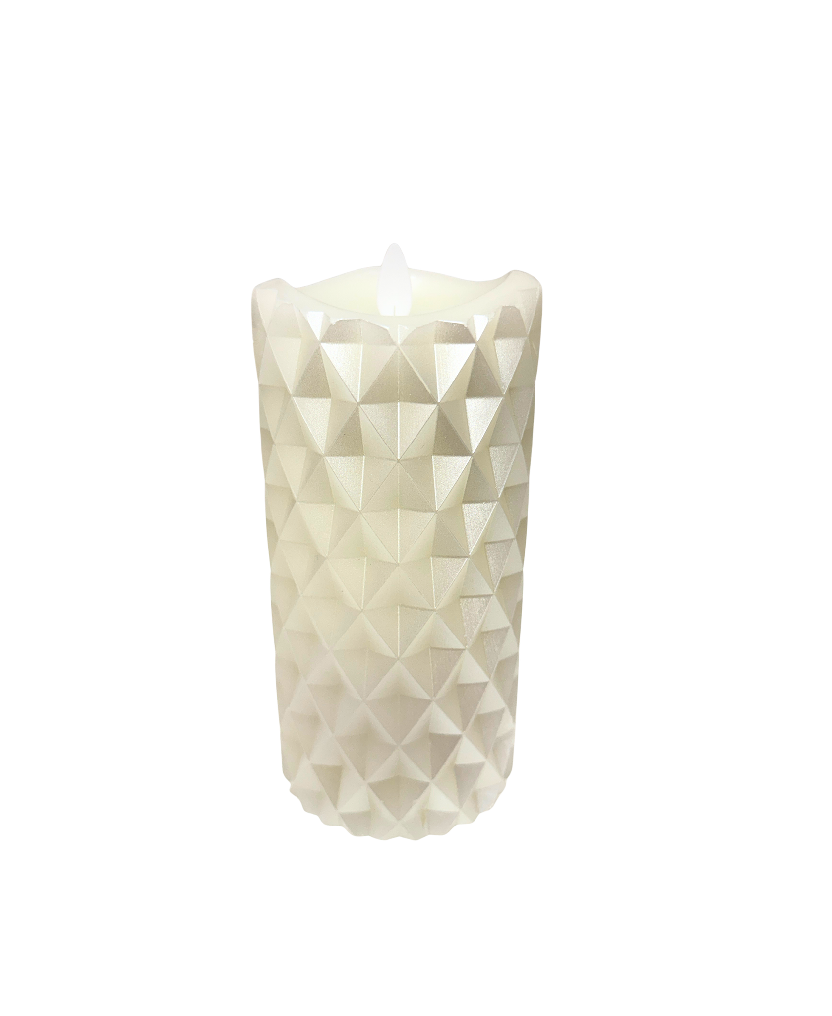 Pearl LED Wax Pillar Candle