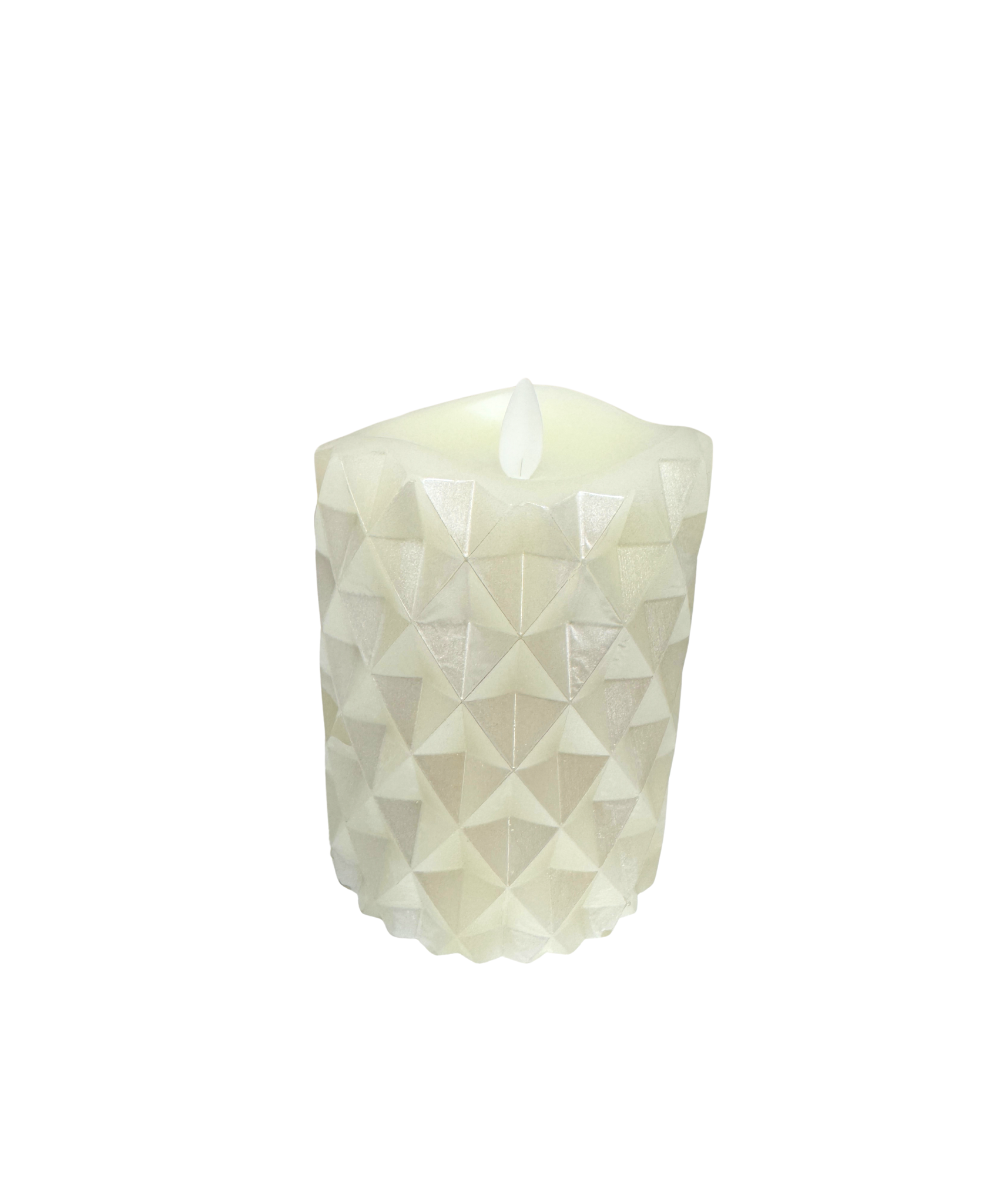 Pearl LED Wax Pillar Candle