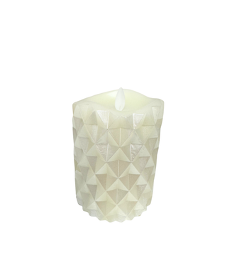 Pearl LED Wax Pillar Candle
