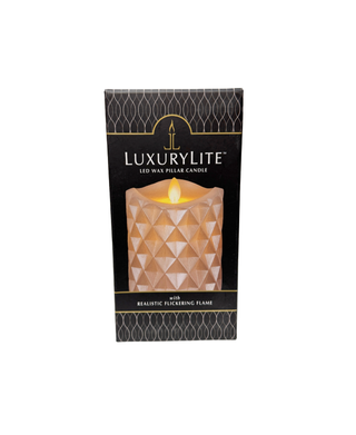 Pearl LED Wax Pillar Candle