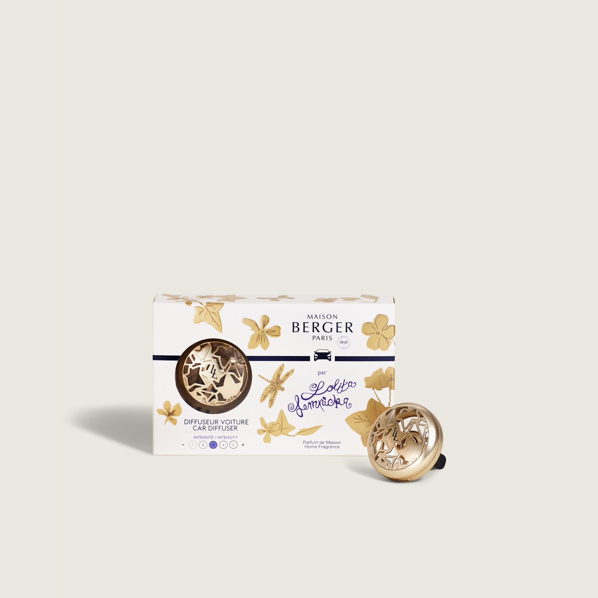 Maison Berger Lolita Lempicka Gold Car Diffuser Kit