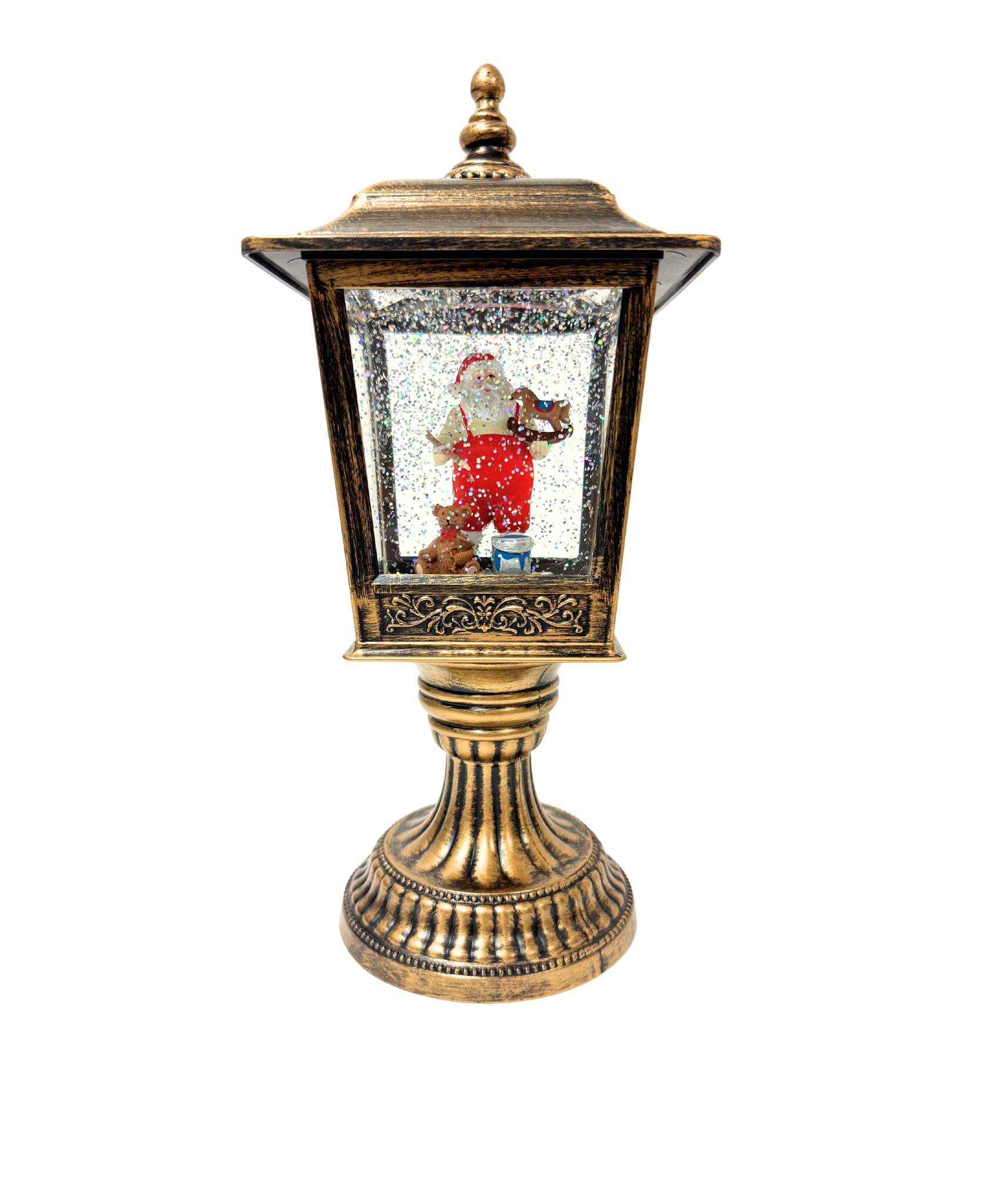 Santa With Toys Water Lantern