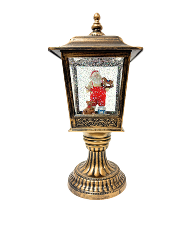 Santa With Toys Water Lantern