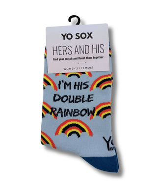 I'm His Double Rainbow Women's Socks