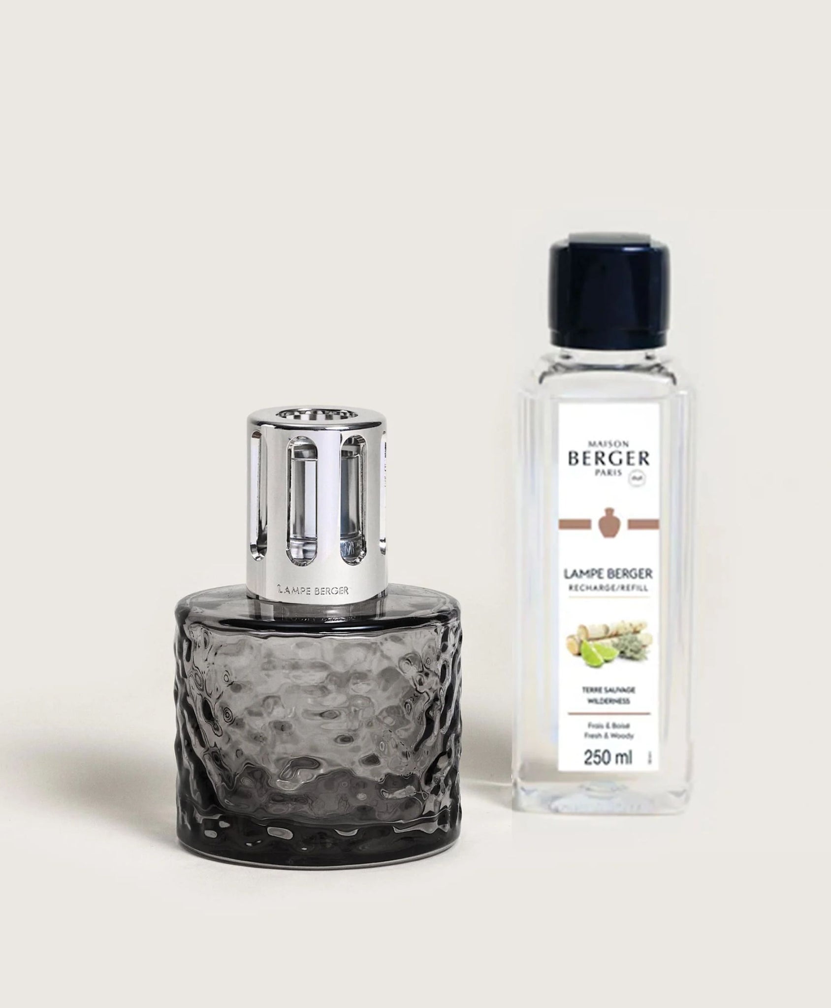 Mirage Black Lamp Gift Set with Wilderness - Lampe Berger