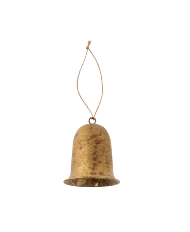 Vintage Enameled Bell Gold - Small