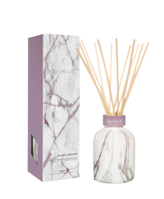 Capri Blue Aloha Orchid Modern Marble Petite Reed Diffuser
