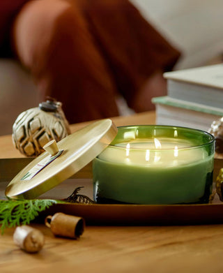 Thymes Frasier Fir Green 4-Wick Candle