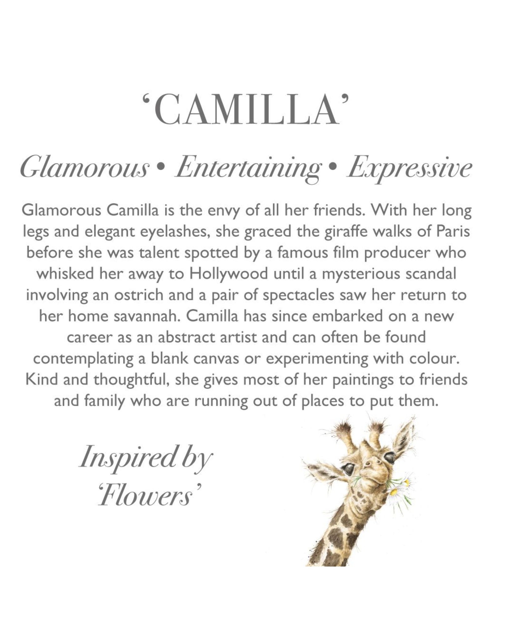 Wrendale Designs 'Camilla' Giraffe Plush