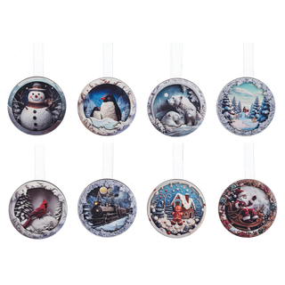 3D Effect Holiday Ornaments