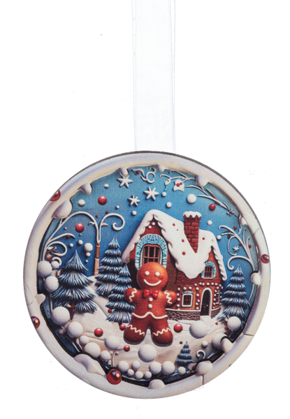 3D Effect Holiday Ornaments
