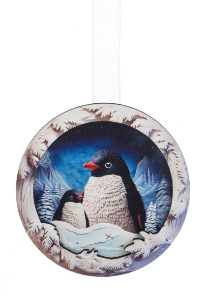3D Effect Holiday Ornaments