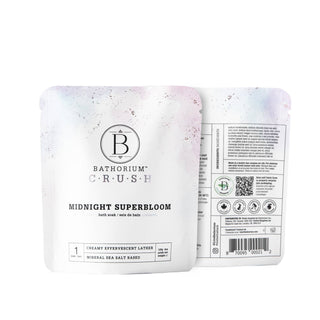 Bathorium Midnight Superbloom Crush Bath Soak Single Use