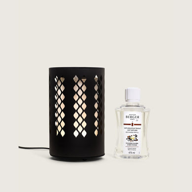 Maison Berger Losange Black Mist Diffuser with Amber Powder