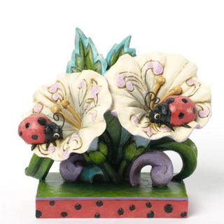 Jim Shore Ladybugs On Flowers Love Bugs Figurine