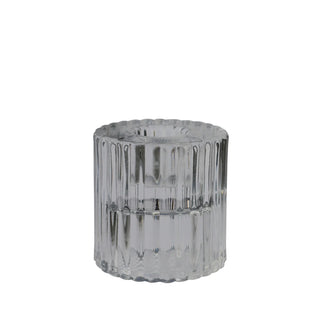 Twilight Rillo Tapered Candle Holder - Small - Black