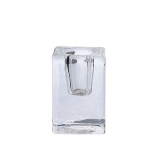 Twilight Quadra 6 Tapered Candle Holder - Small - Clear