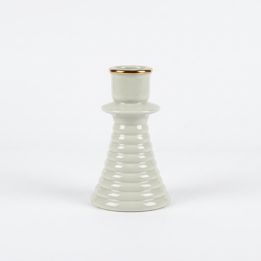 Ceramic Taper Candle Holder