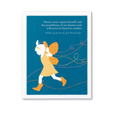 Compendium Nature Never Repeats Herself Birthday Card
