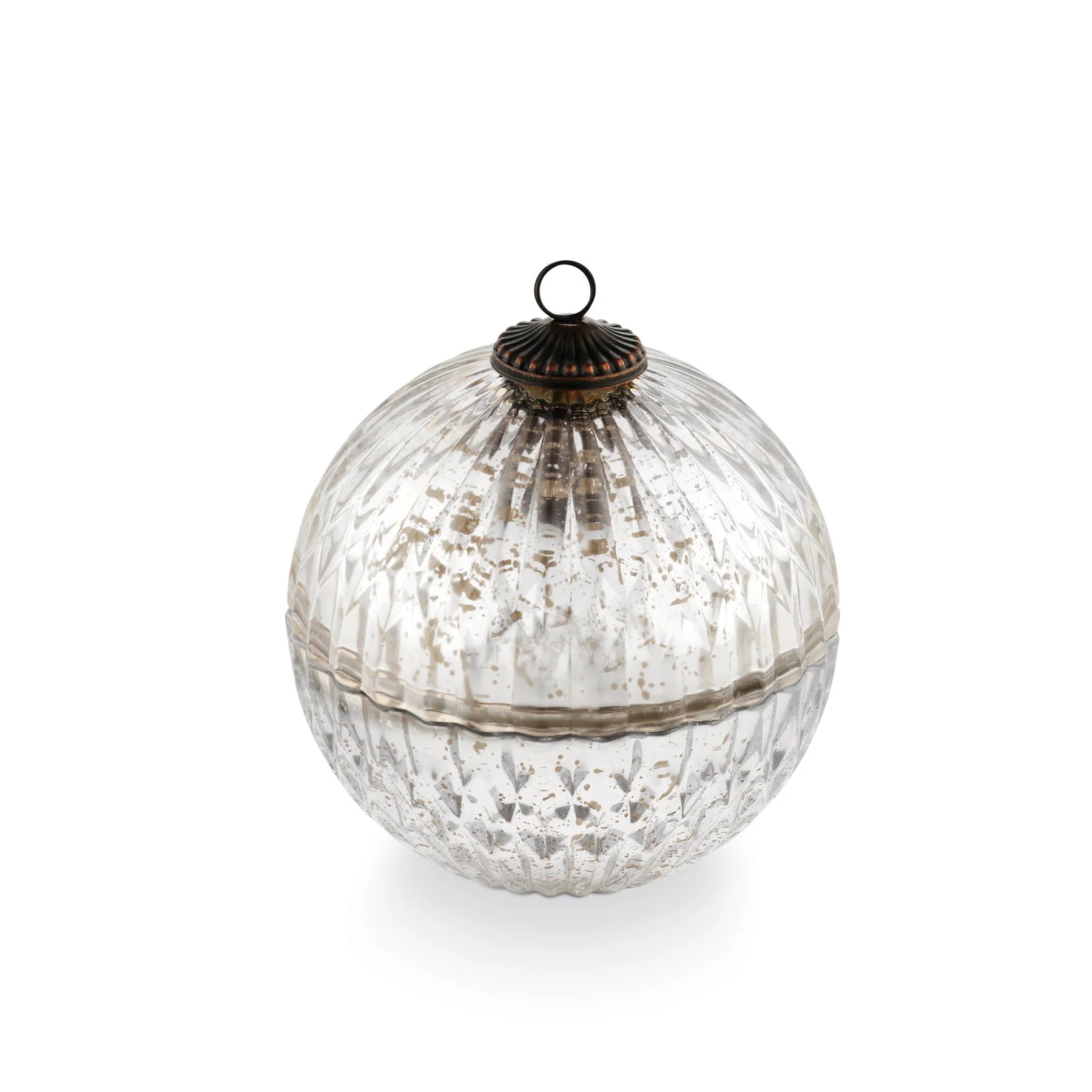Illume Balsam & Cedar Silver Mercury Ornament Candle
