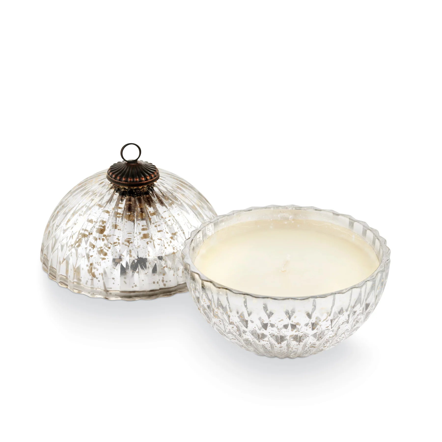 Illume Balsam & Cedar Silver Mercury Ornament Candle