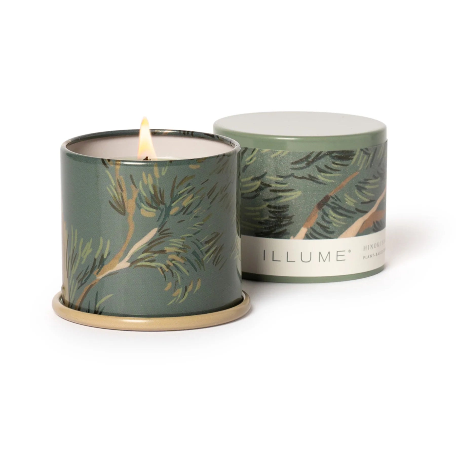 Illume Hinoki Sage Demi Vanity Tin Candle