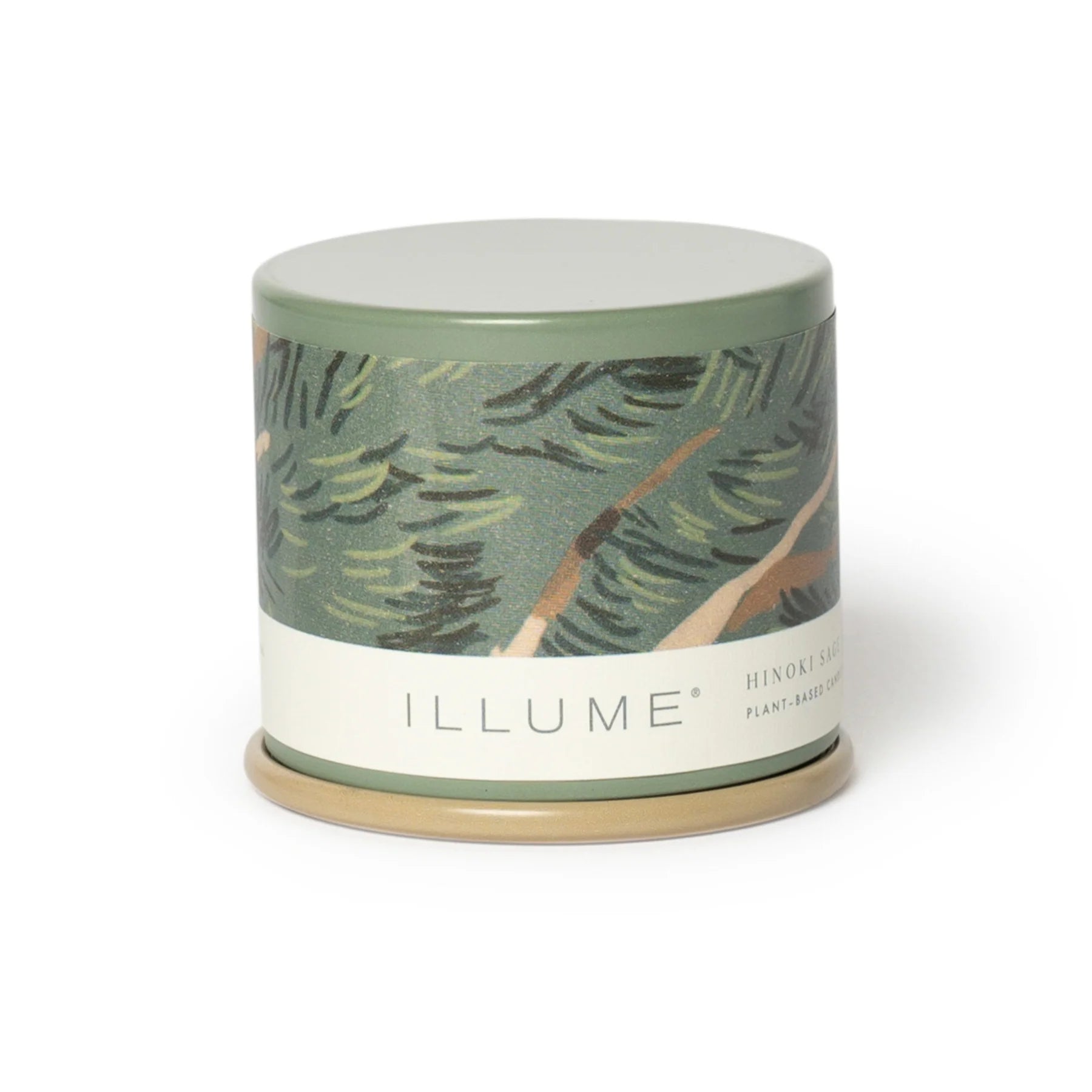 Illume Hinoki Sage Demi Vanity Tin Candle