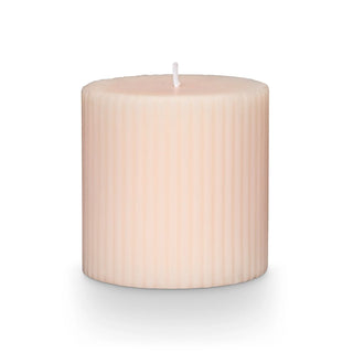 Illume Coconut Milk Mango Ribbed Pillar Small Candle