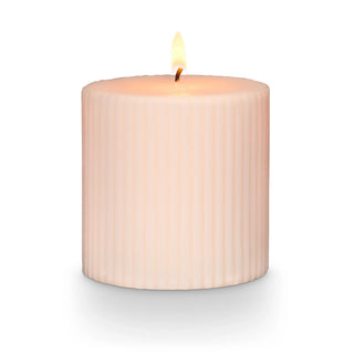 Illume Coconut Milk Mango Ribbed Pillar Small Candle