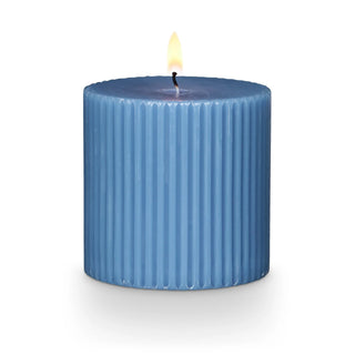 Illume Citrus Crush Ribbed Pillar Small Candle
