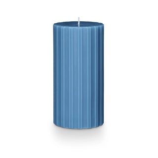 Illume Citrus Crush Ribbed Pillar Medium Candle