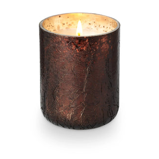 Illume Midnight Pumpkin Small Crackle Glass Candle