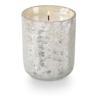 Illume Balsam & Cedar Small Crackle Glass Candle