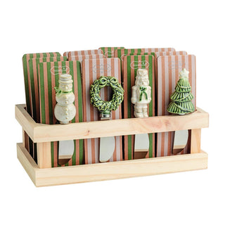 White Christmas Figural Spreader - Assorted