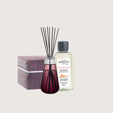 Maison Berger Amphora Raspberry Reed Diffuser Gift Set with Orange Blossom