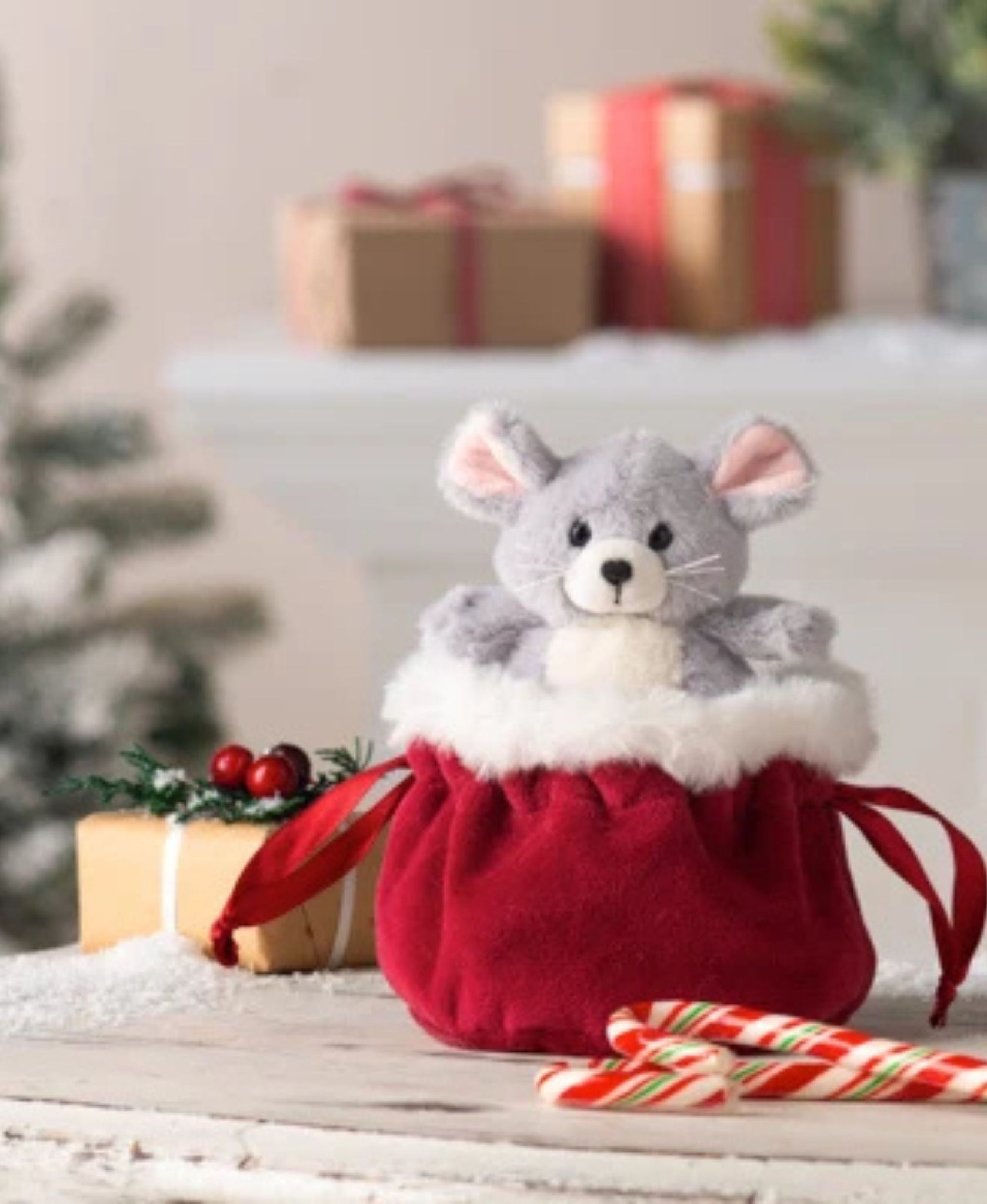 Sweet Stowaway Mouse Plush