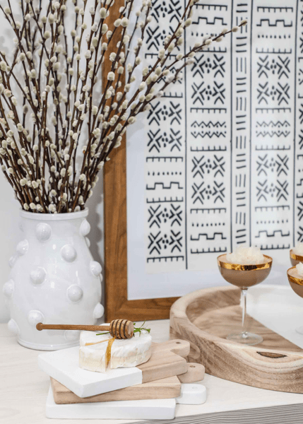 Large Beaded Vase
