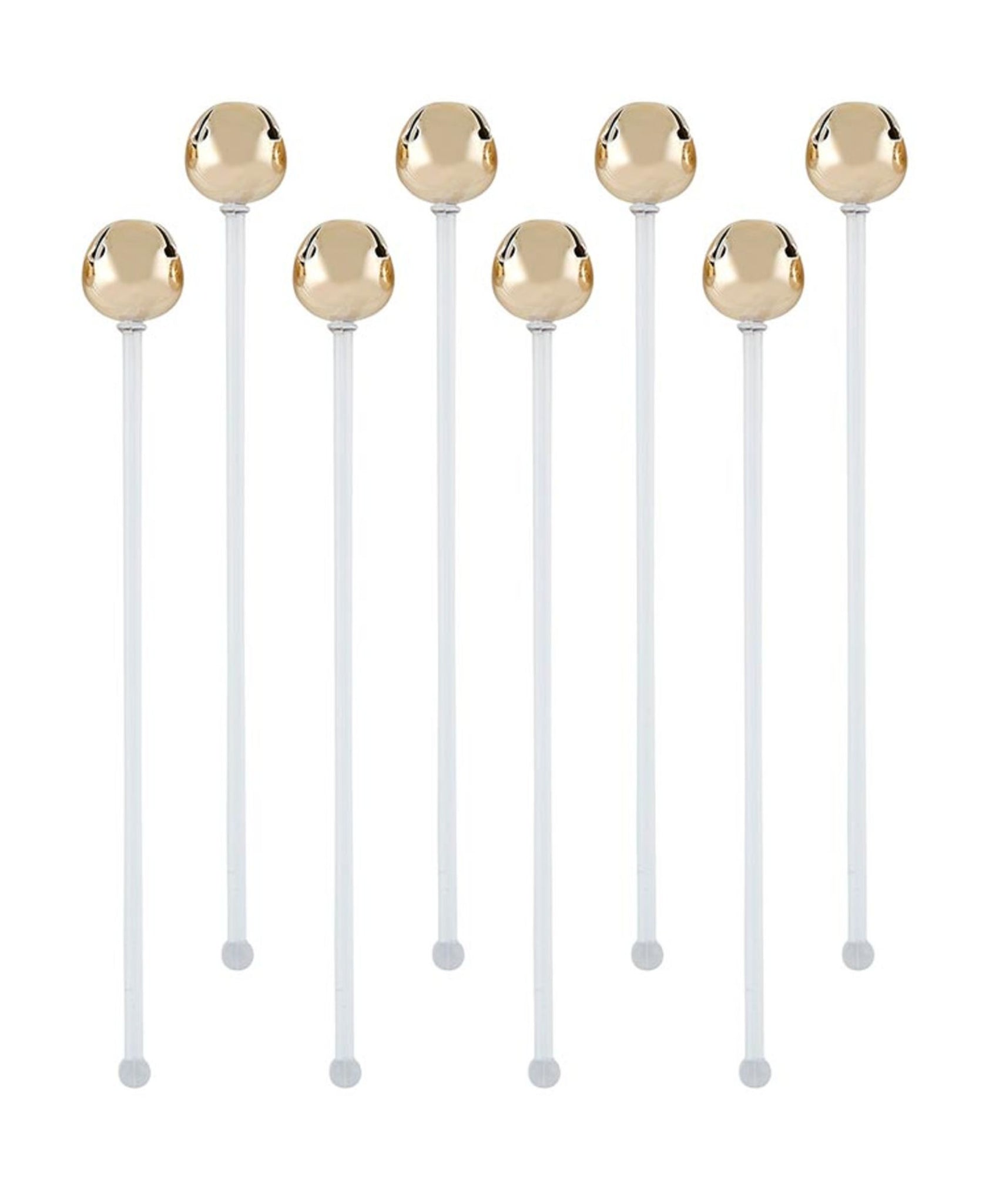 Santa Barbara Jingle Bell Stir Sticks