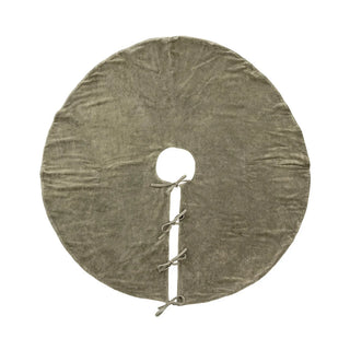 Vera Velvet Tree Skirt - Cypress