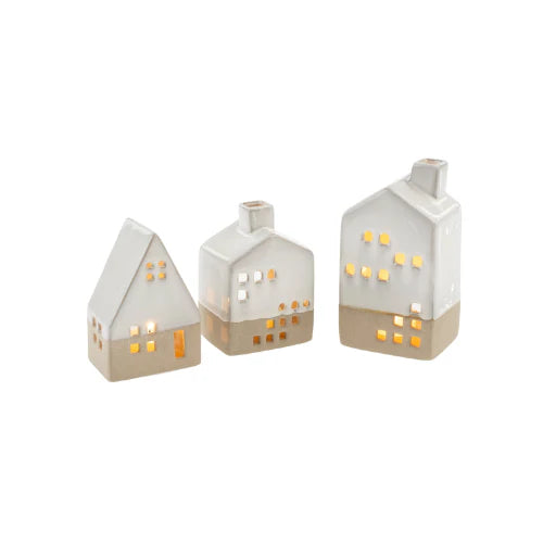 Ceramic Tealight House - Small