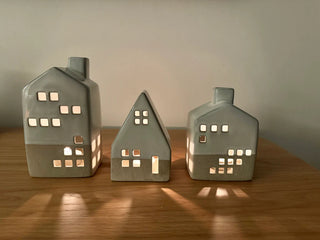 Ceramic Tealight House - Medium