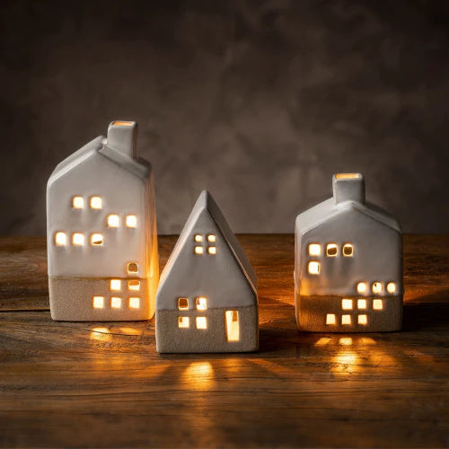 Ceramic Tealight House - Medium